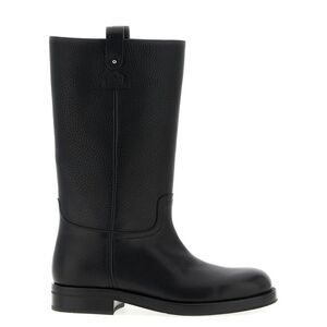 Church's Black Calfskin Over The Women's Knee